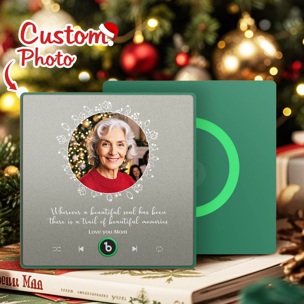 4.0 Upgrade Custom Music Fridge Magnet Vinyl Player Style Fridge Magnet Gift for Grandma