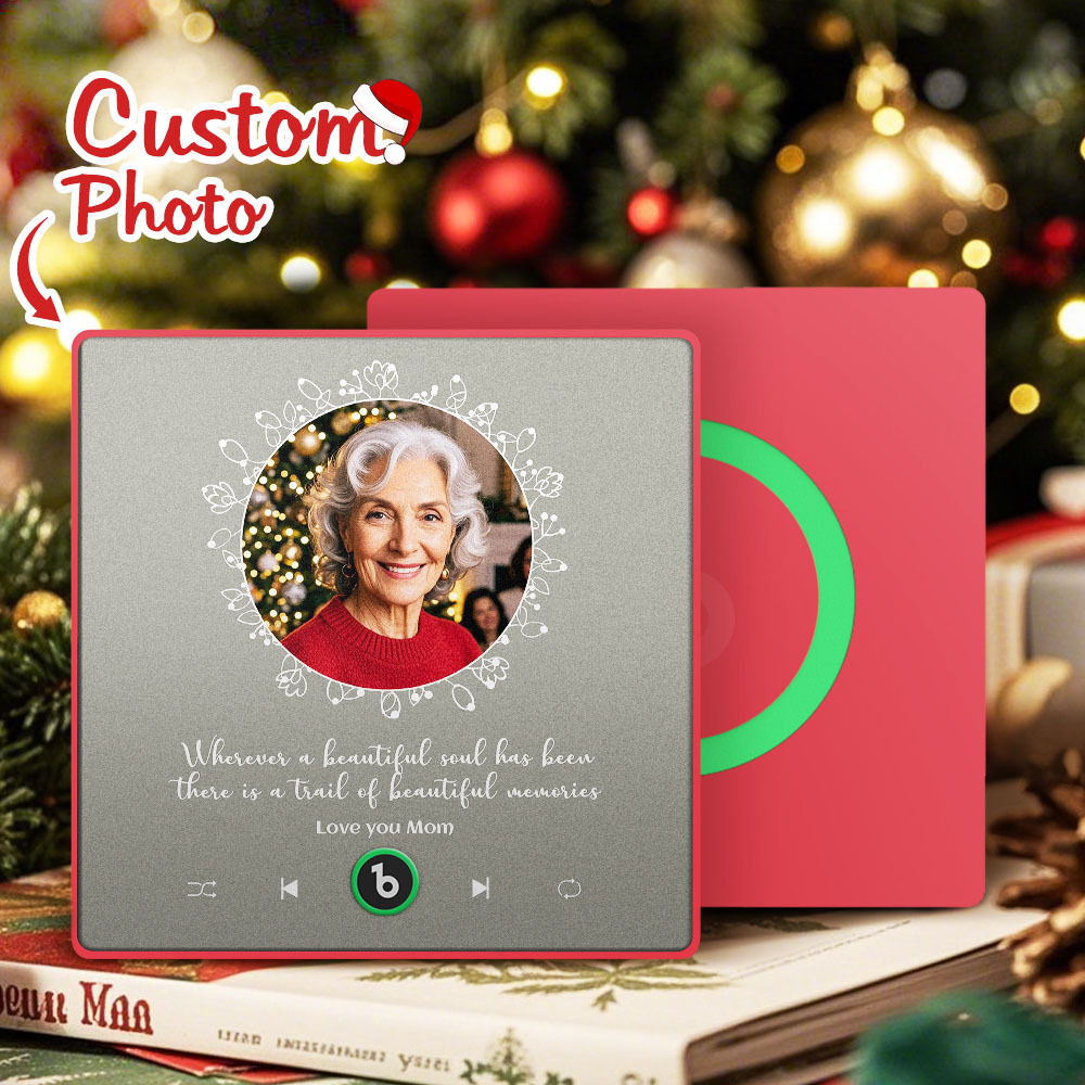 4.0 Upgrade Custom Music Fridge Magnet Vinyl Player Style Fridge Magnet Gift for Grandma