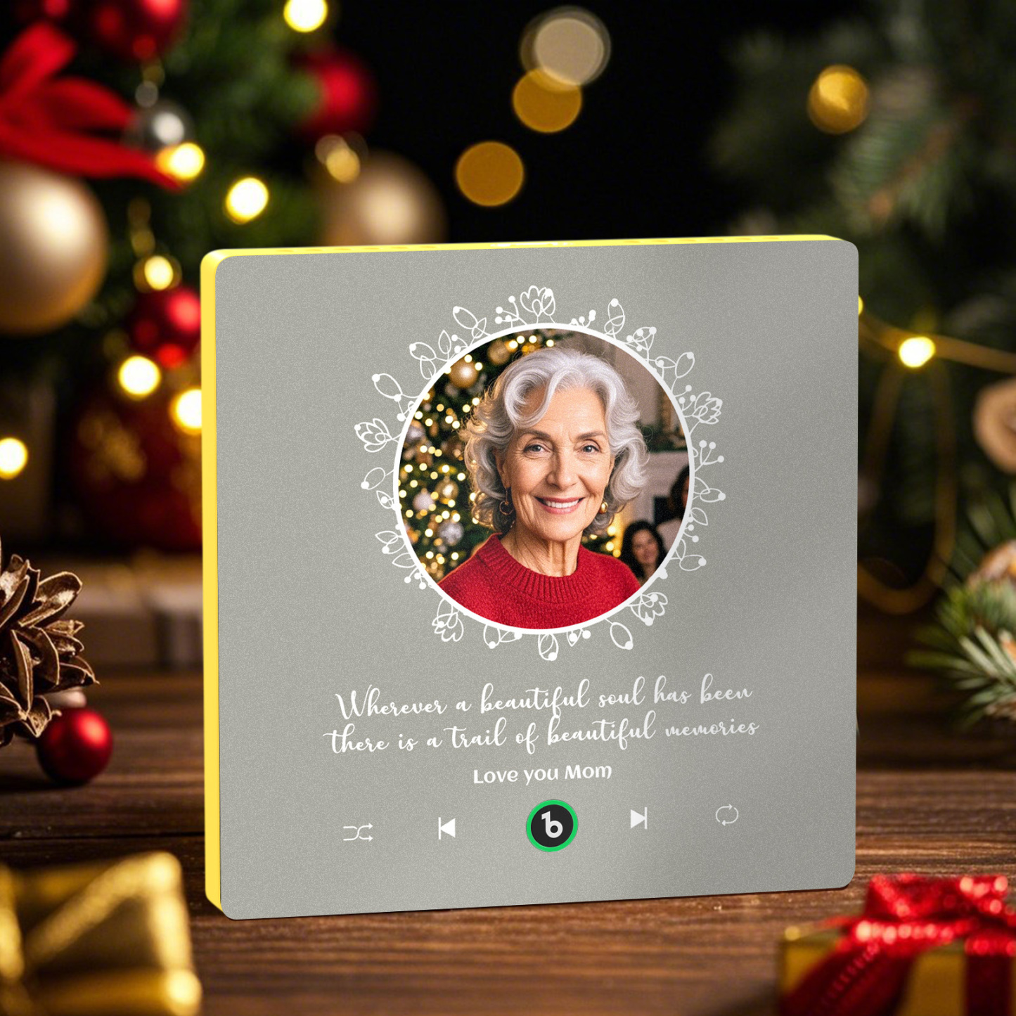 4.0 Upgrade Custom Music Fridge Magnet Vinyl Player Style Fridge Magnet Gift for Grandma