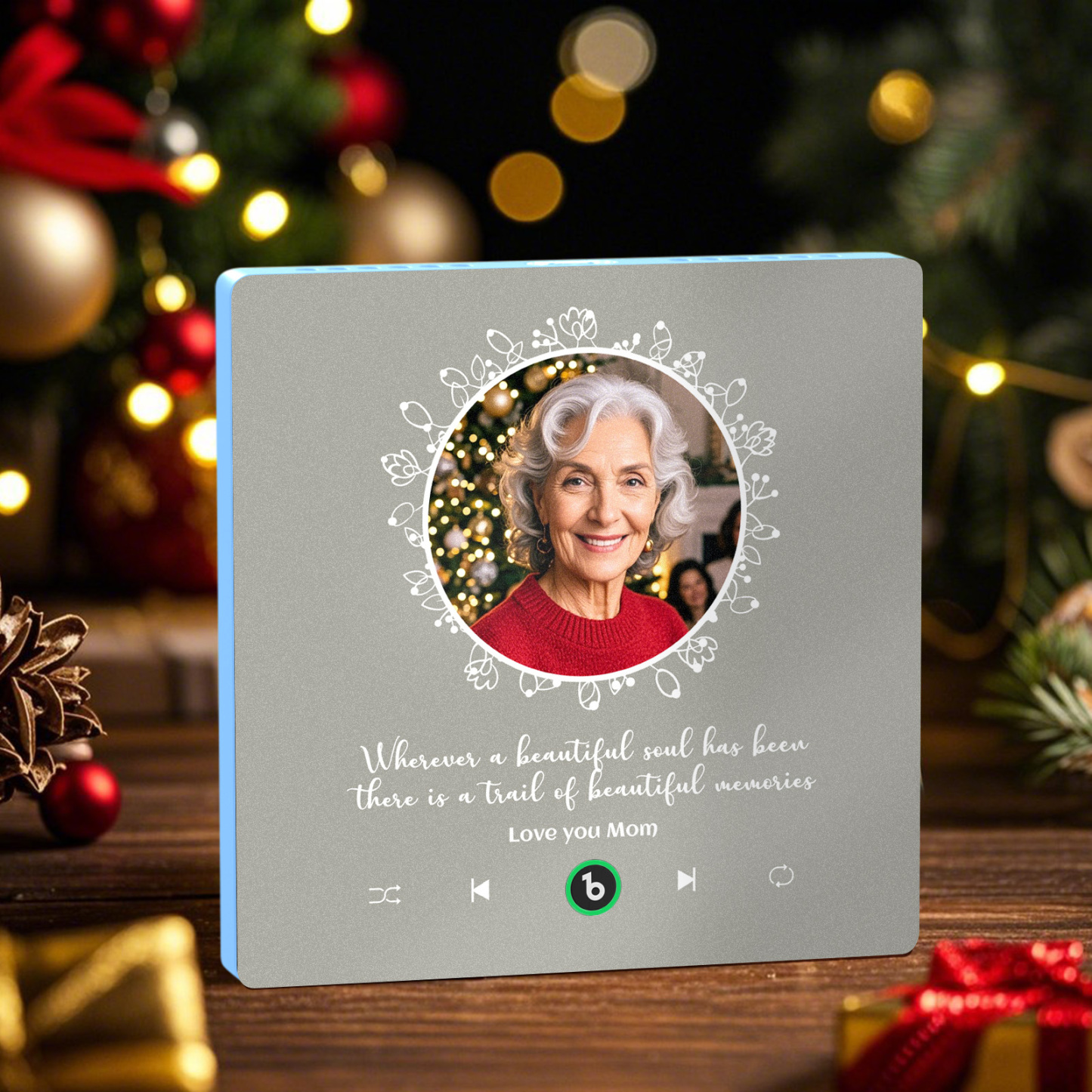 4.0 Upgrade Custom Music Fridge Magnet Vinyl Player Style Fridge Magnet Gift for Grandma