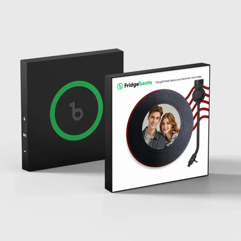 Custom Song Fridge Magnet With Photo Supports NFC Functionality Gifts for Men - MyCameraRollKeychain