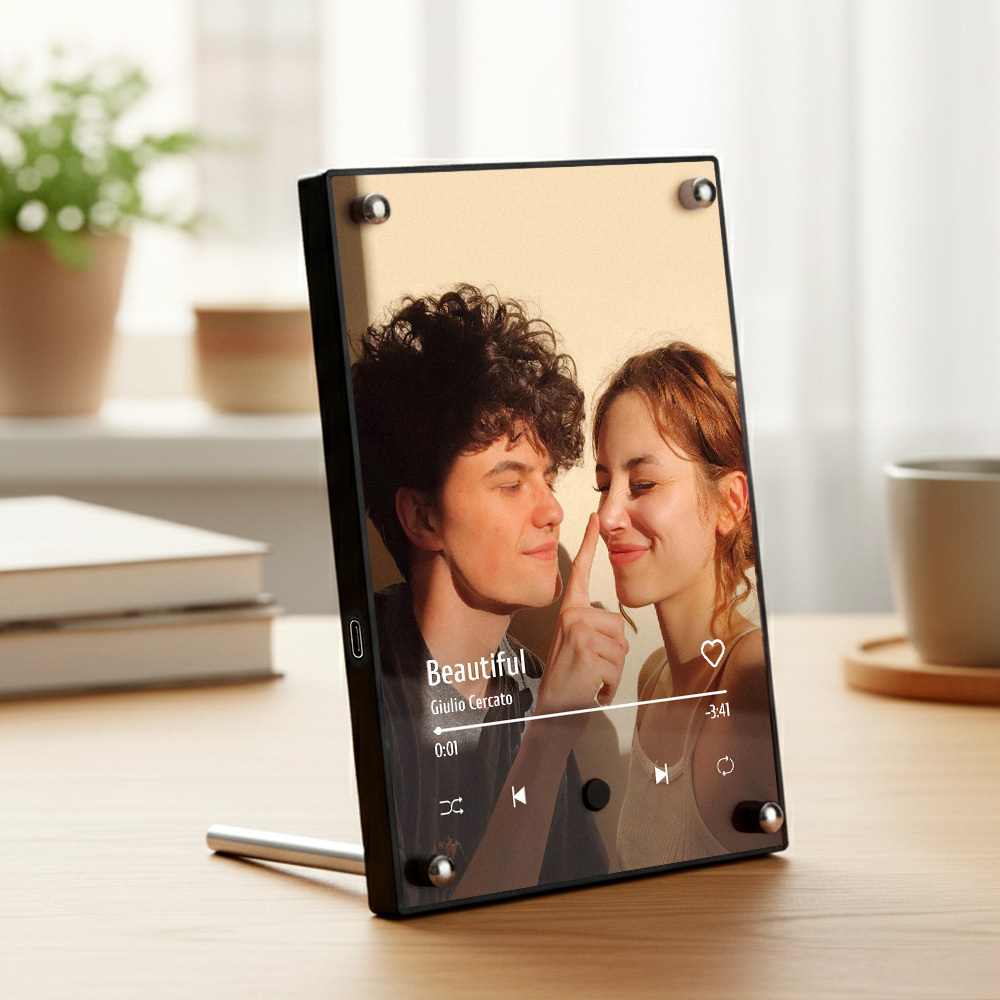 Custom Music Picture Frame Custom Spotify Frame Personalized Photo Frame Anniversary Gifts for Couple - MyPhotoMugs