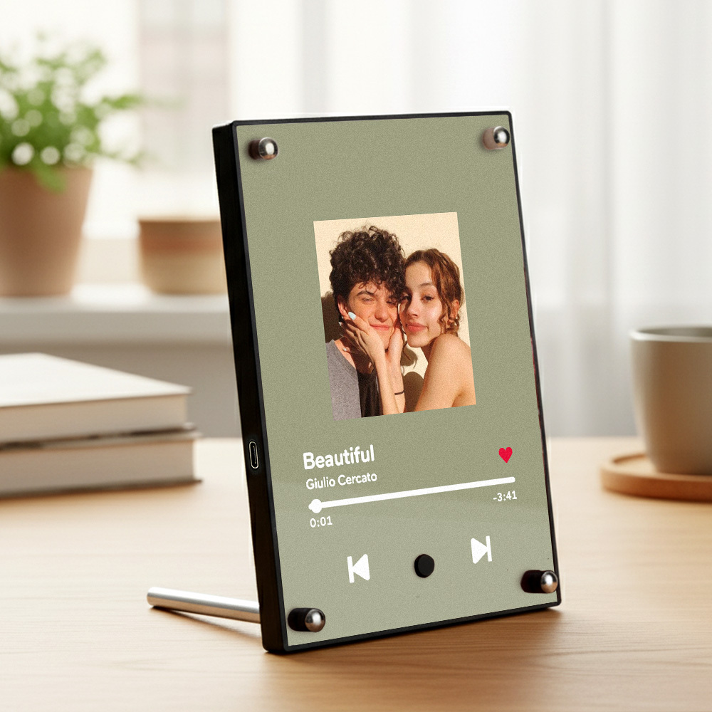 Custom Music Picture Frame Custom Spotify Frame Personalized Photo Frame Anniversary Gifts for Couple - MyPhotoMugs