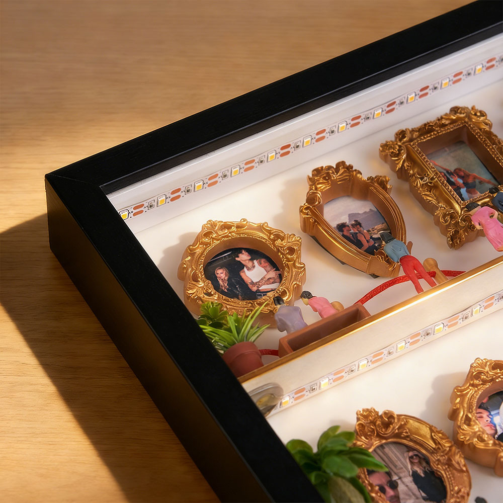 Personalized Museum of Us Frame Custom Photo Couples Gift for Her Mini Museum Gifts Best Valentine's Day Gifts - MyCameraRollKeychain