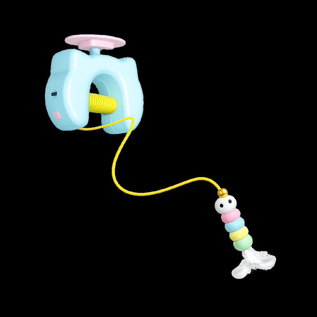 Automatic Cat Yo Yo Toy Interactive Electric Self Play Cat Toy Energy Burning Pet Toy