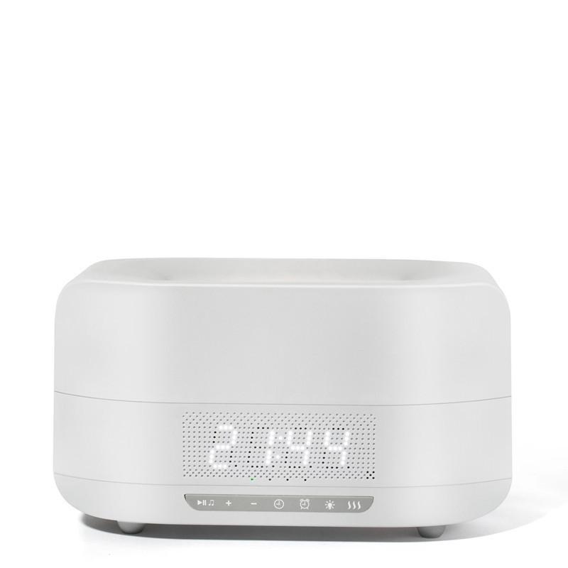 Valentine's Day Gift New Creative Simulation Flame Humidifier Wireless Bluetooth Speaker Clock Alarm Clock Gift