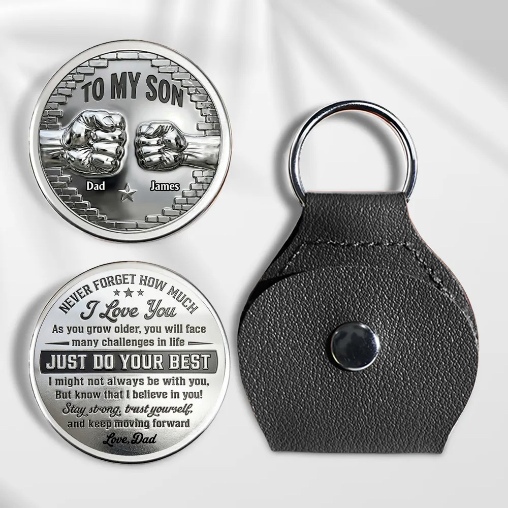 To My Son I Believe In You - Personalized Custom Pocket Hug