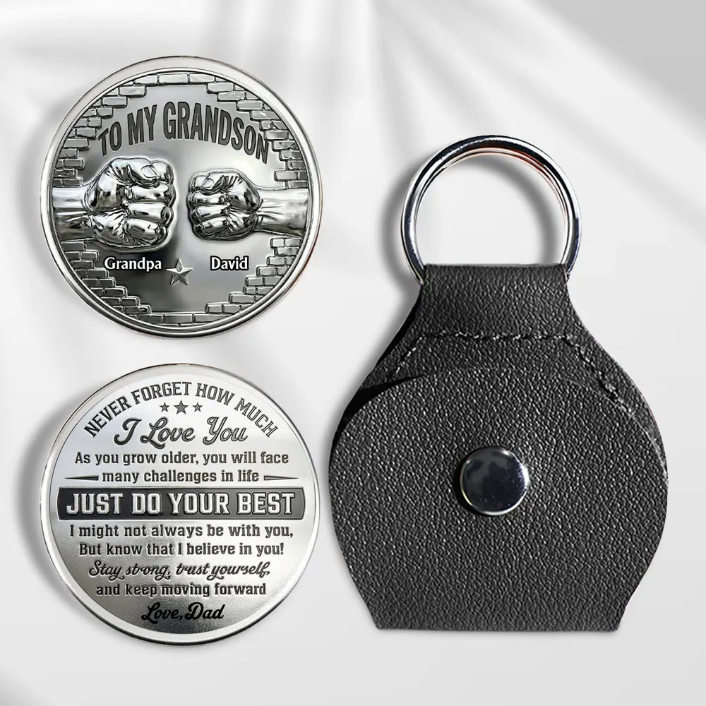 To My Son I Believe In You - Personalized Custom Pocket Hug