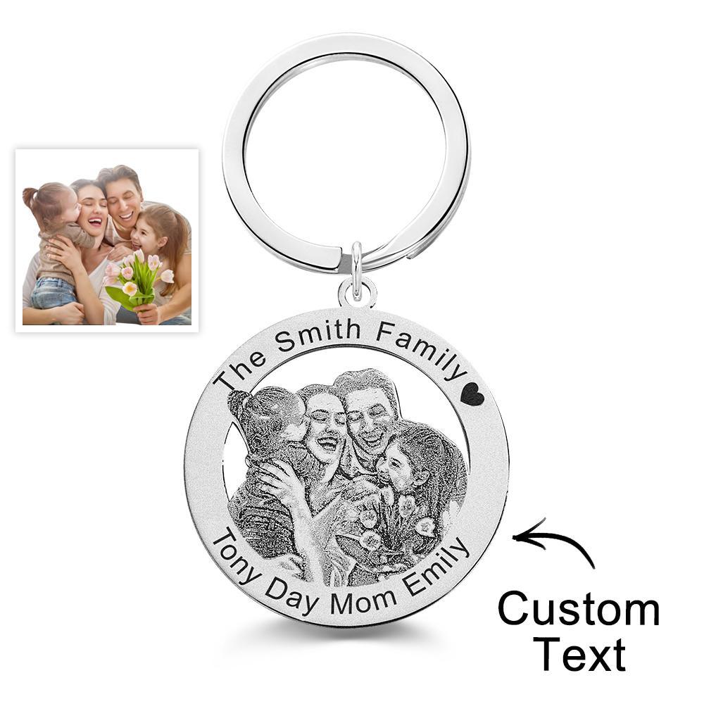 Custom Photo Keychain Creative Family Theme Gifts - MyCameraRollKeychain