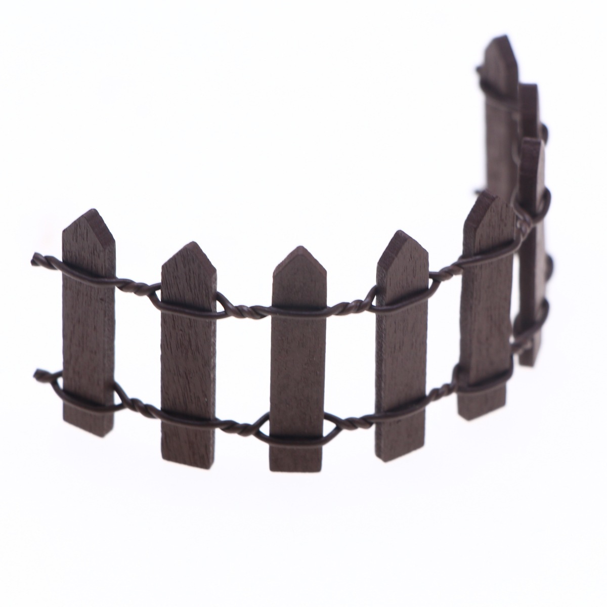 (30cm) Brown Picket Fence - MyCameraRollKeychain