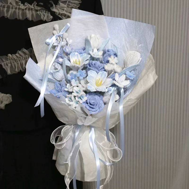DIY Twisting Stick Privately Handmade Flowers CHandmade DIY Ornaments, Birthday Gifts