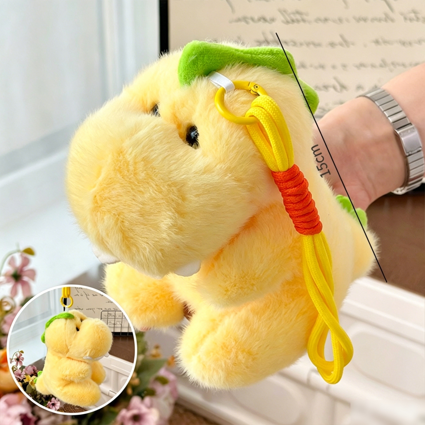 Kawaii Animal Plush Keychain Panda Bear Cow Pig Cute Stuffed Toy Charm Bag Pendant Soft Mini Plush Gift for Kids