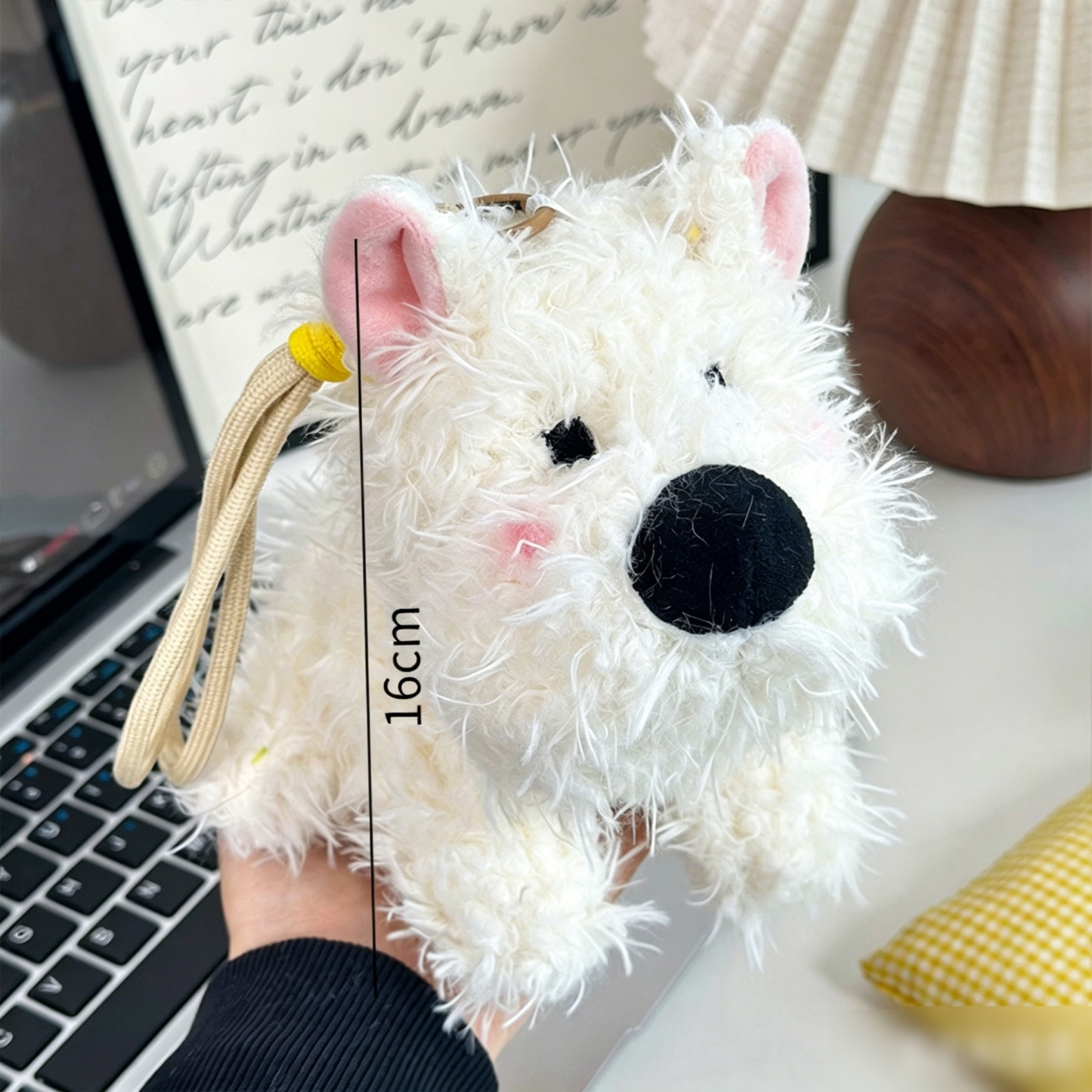 Kawaii Animal Plush Keychain Panda Bear Cow Pig Cute Stuffed Toy Charm Bag Pendant Soft Mini Plush Gift for Kids