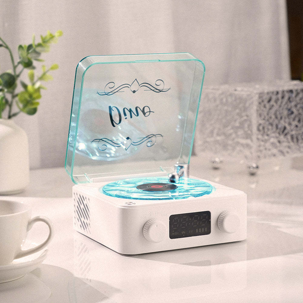 Customized Name Bluetooth Sleep Aid Speaker Music Box Gift For Family And Friends - MyCameraRollKeychain