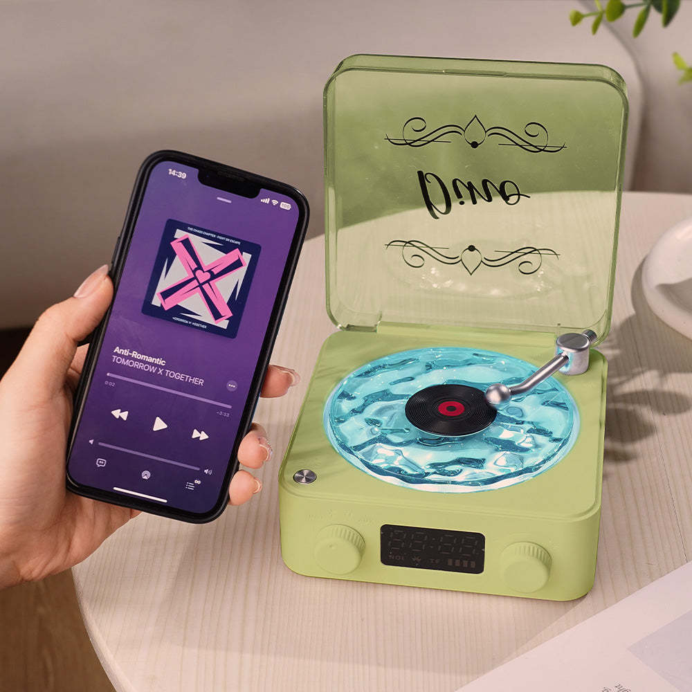 Customized Name Bluetooth Sleep Aid Speaker Music Box Gift For Family And Friends - MyCameraRollKeychain