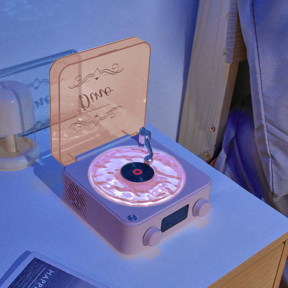 Customized Name Bluetooth Sleep Aid Speaker Music Box Gift For Family And Friends - MyCameraRollKeychain