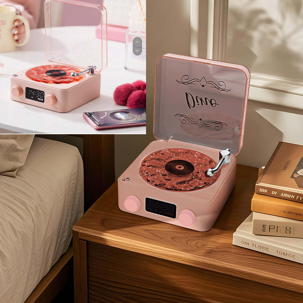 Customized Name Bluetooth Sleep Aid Speaker Music Box Gift For Family And Friends - MyCameraRollKeychain