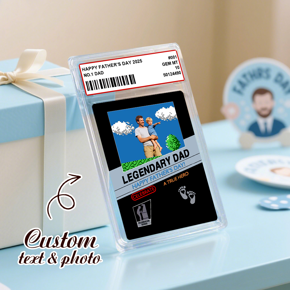 Father’s Day Custom Poke Card, Personalized Gift for Dad, Special Poke Card Present