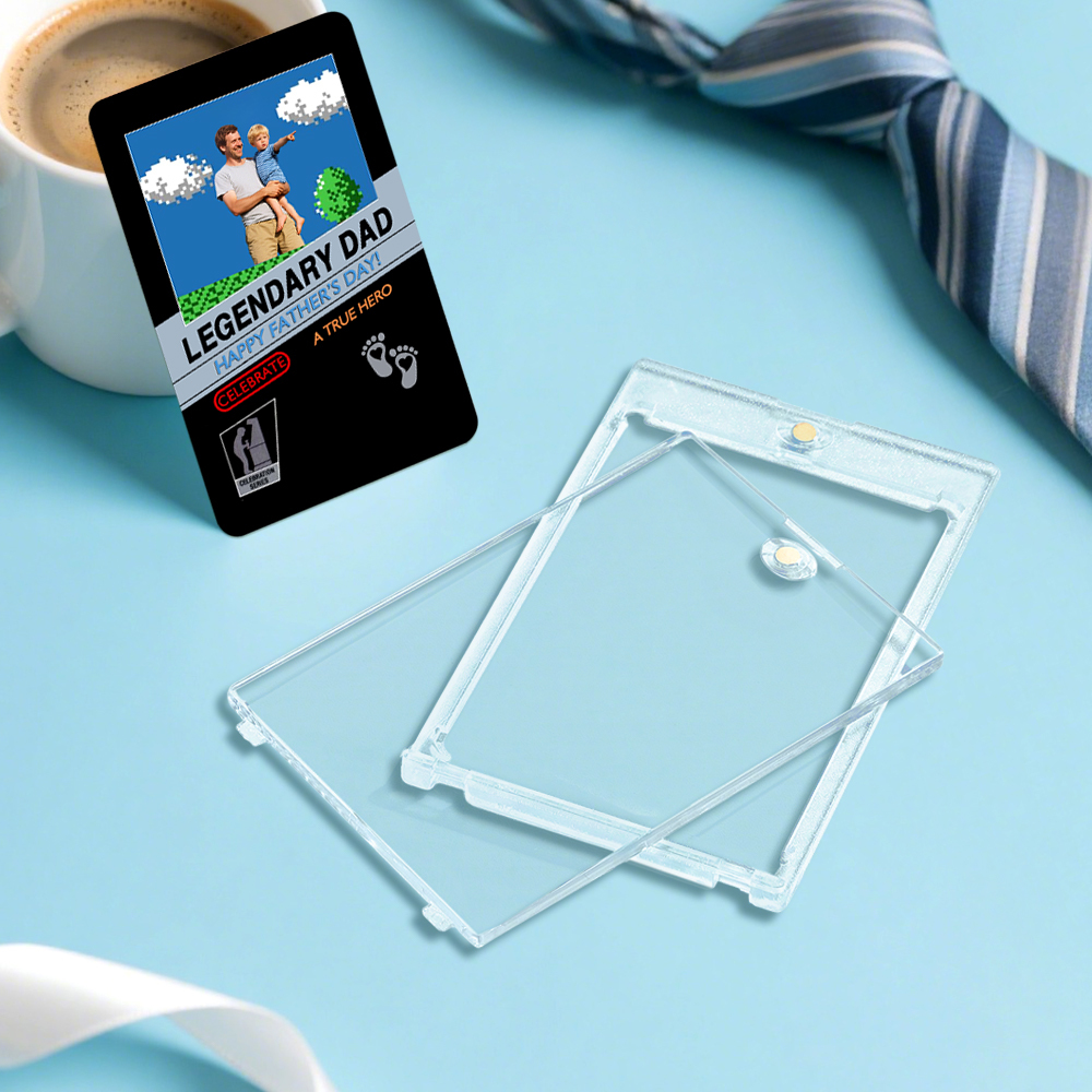 Father’s Day Custom Poke Card, Personalized Gift for Dad, Special Poke Card Present