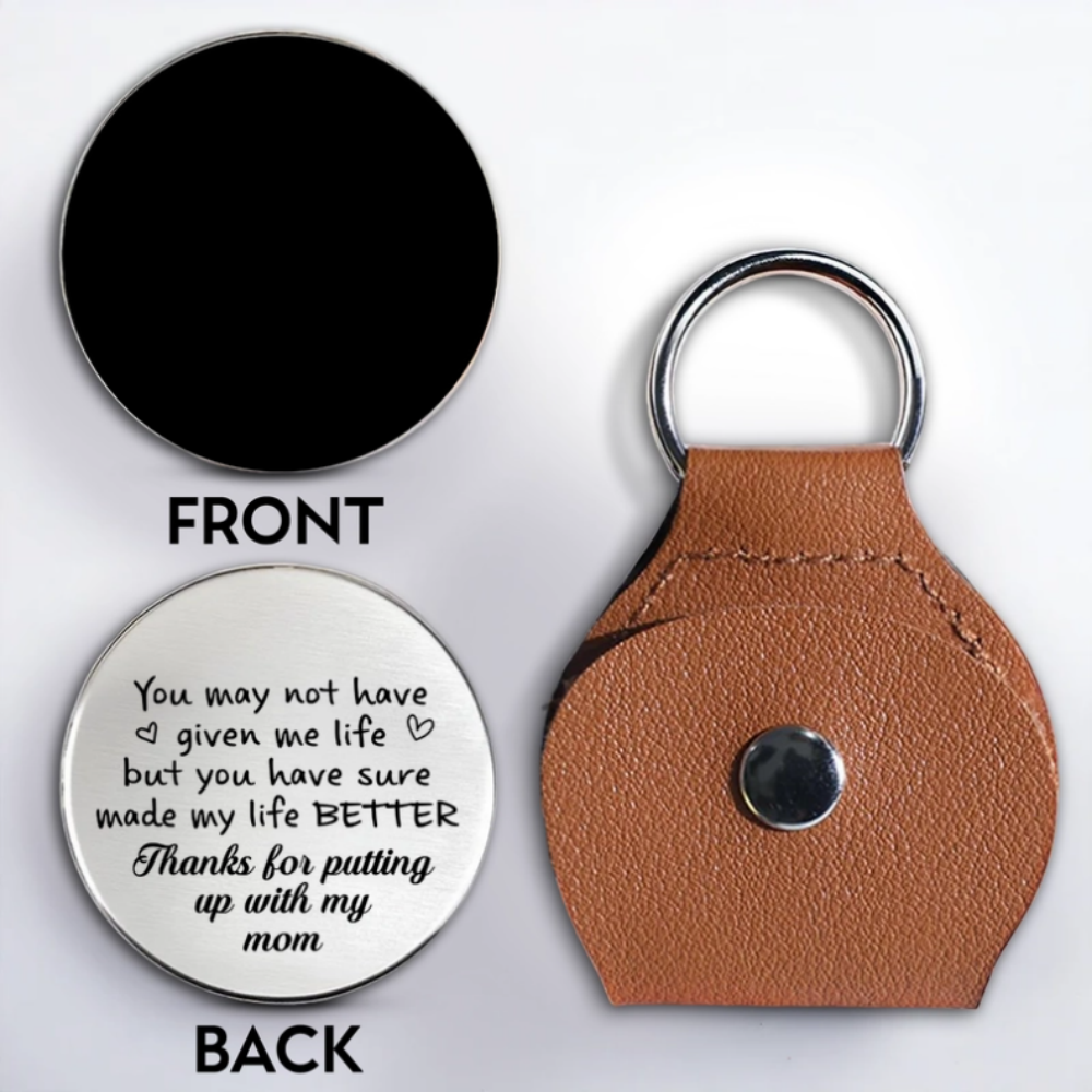 Personalized Bonus Dad Pocket Hug Token, Custom Appreciation Gift for Father's day