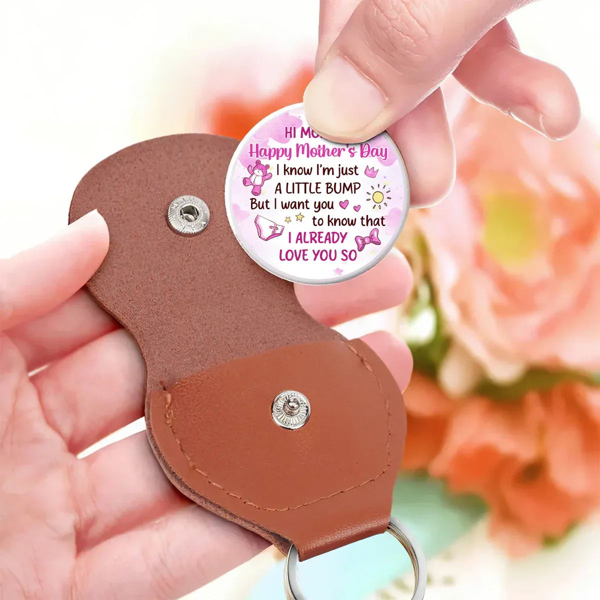 Dear Mommy I Love You - Personalized Pocket Hug Gifts for Expectant Mother