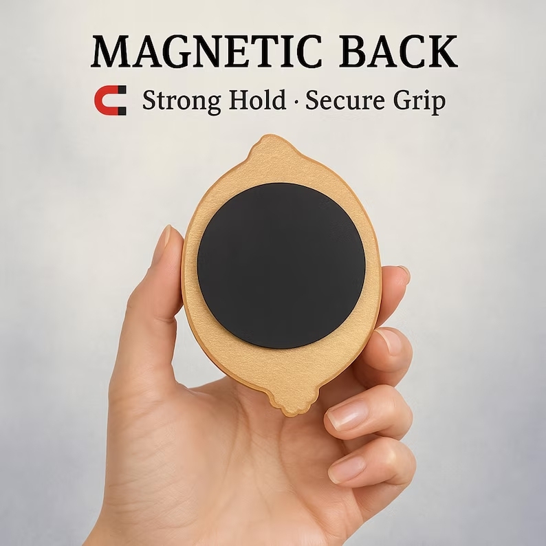 Personalized Pet Portrait Fridge Magnet Custom Mini Pet Portrait Fridge Magnet Gold Baroque Frame Acrylic Magnet