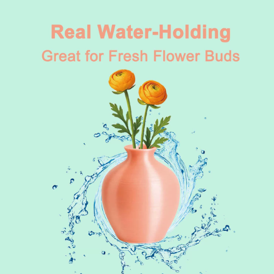 Cute Mini Simple 3D Printing Vase Magnets for Fridge Funny Small Plant Magnets for Refrigerator Decoration Kitchen Locker Kitchen Office