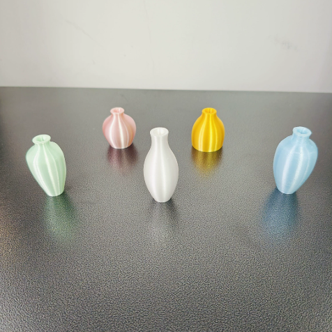 Cute Mini Simple 3D Printing Vase Magnets for Fridge Funny Small Plant Magnets for Refrigerator Decoration Kitchen Locker Kitchen Office