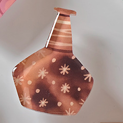 Cute Mini Acrylic Vase Magnets for Fridge Funny Small Plant Magnets for Refrigerator Decoration Kitchen Locker Kitchen Office