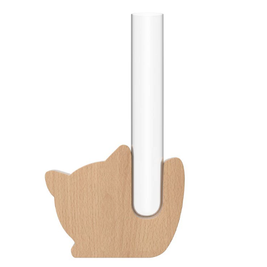 Mini Test Tube Log Vase Magnets for Fridge Funny Small Plant Magnets Creative Floral Decorations