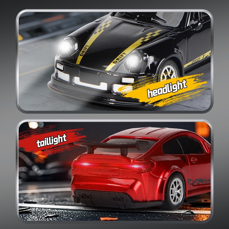 2.4GHz Remote Control Racing Car 21.5cm High Speed RC Drift Car with Responsive Steering for Kids & Adults