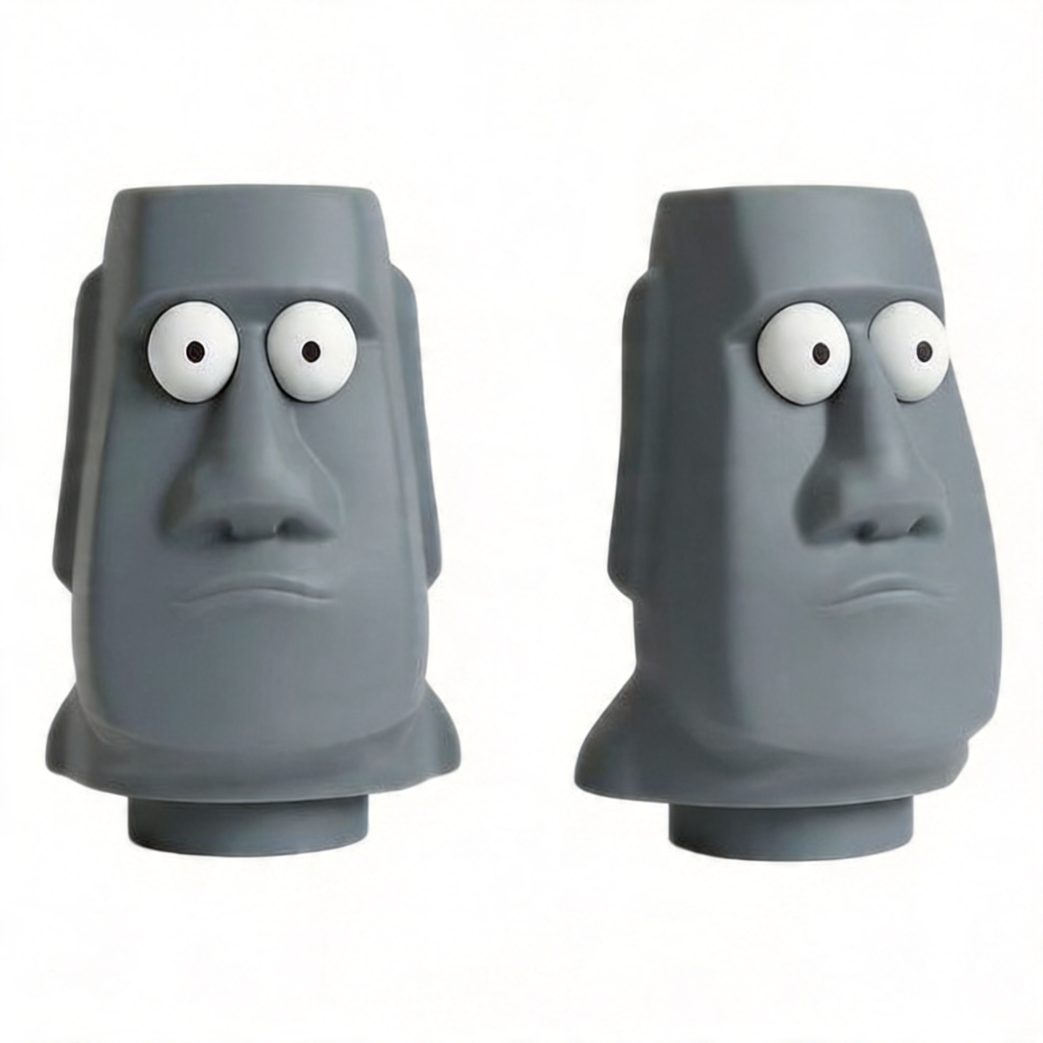 Moai Stress Relief Toy Pop-Up Eye Easter Island Statue Squeeze Toy Funny Desk Decor Novelty Gift