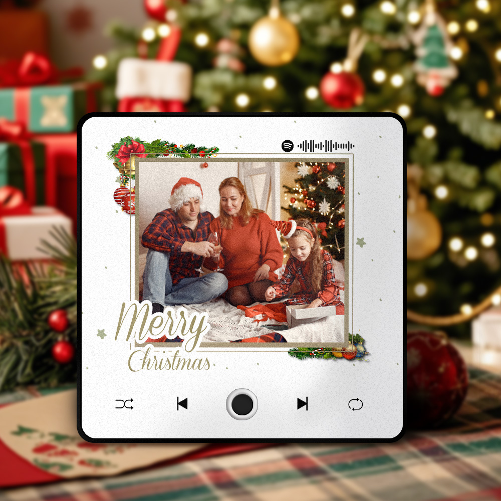 Custom Fridge Magnets Play Music, Custom Photo Create Your Own Personalized Christmas Gift