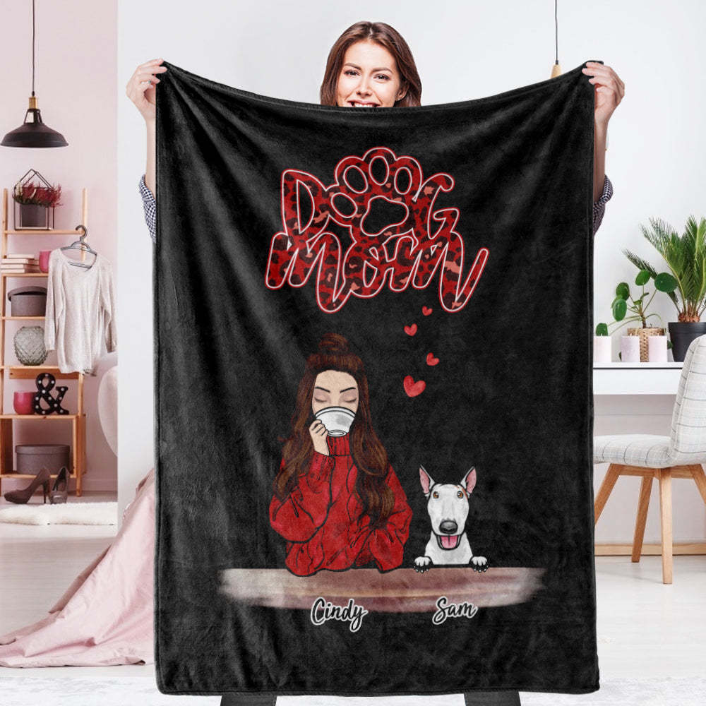 Custom Fleece Blanket Choose Number Of Pets Blanket Personalized Gift