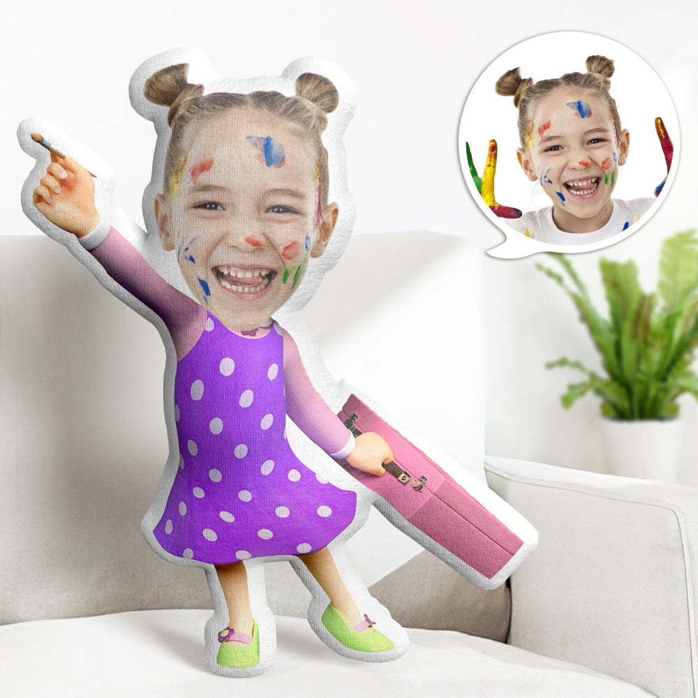 Cocomelon Gifts Custom Face Minime Throw Pillow Custom Personalized Pillow Gifts - Yourphotoblanket
