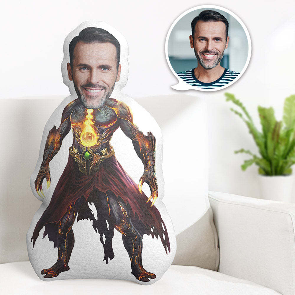 My Face Pillow Custom Face Pillow Personalized Photo Pillow Horror Demon Pillow MiniMe Pillow - Yourphotoblanket