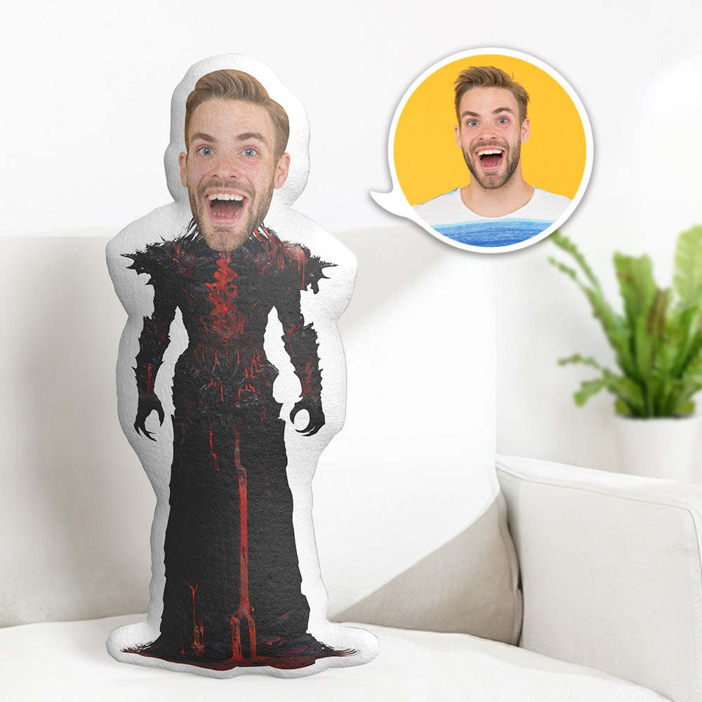 My Face Pillow Custom Face Pillow Personalized Photo Pillow Lava Demon Pillow MiniMe Pillow - Yourphotoblanket