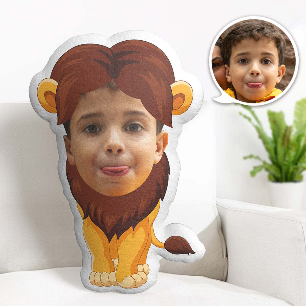 Custom Face Pillow Personalized Photo Pillow Singham MiniMe Pillow Gifts for Kids - Yourphotoblanket
