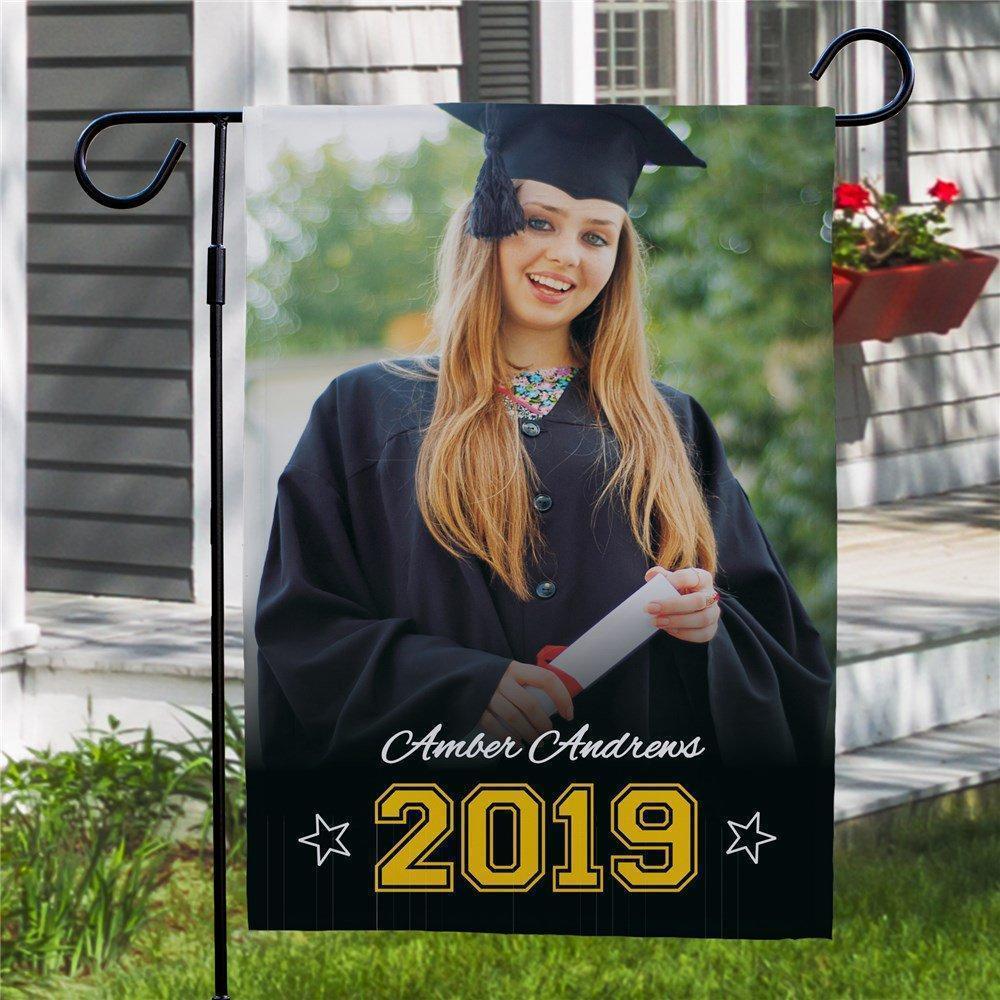 Graduation Photo Garden Flag Outdoor Decor Seasonal Yard Flags