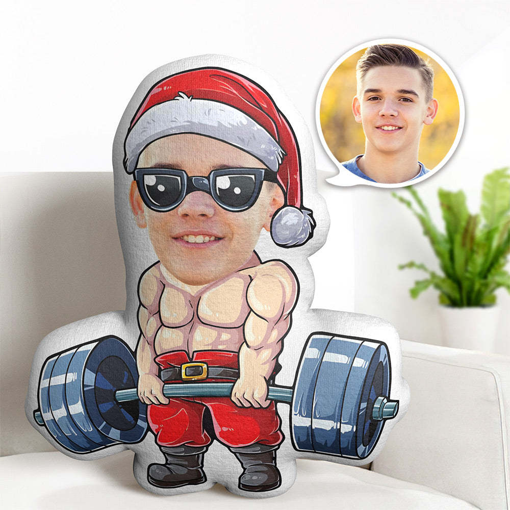 Christmas Present Ideas Custom Face Pillow Personalised Photo Pillow  Abdominal Muscle Male MiniMe Pillow Gifts for Christmas - Yourphotoblanket