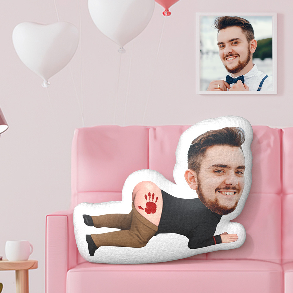 My Face Pillow Custom Face Photo Pillow Minime Pillow Fun Gifts for Her Valentine's Day Gifts - yourphotoblanketuk