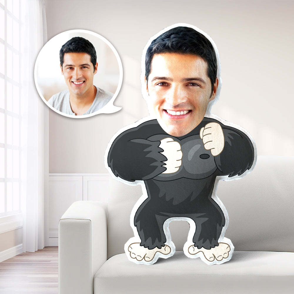 Personalized Photo My Face Pillow Custom Face Pillow King Kong Pillow Unique Gift