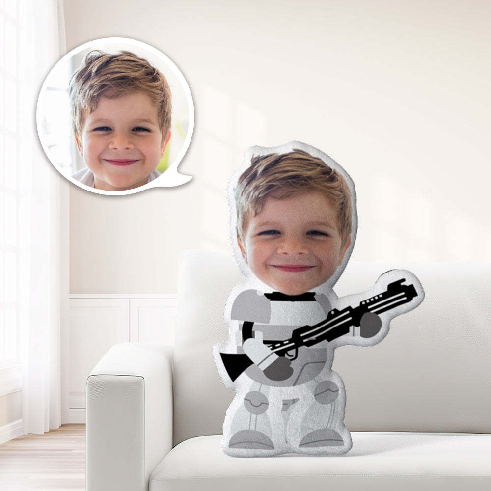 Star Wars Minime Pillow Gifts Custom Face Pillow Personalized Imperial Stormtrooper Pillow Gifts - Yourphotoblanket