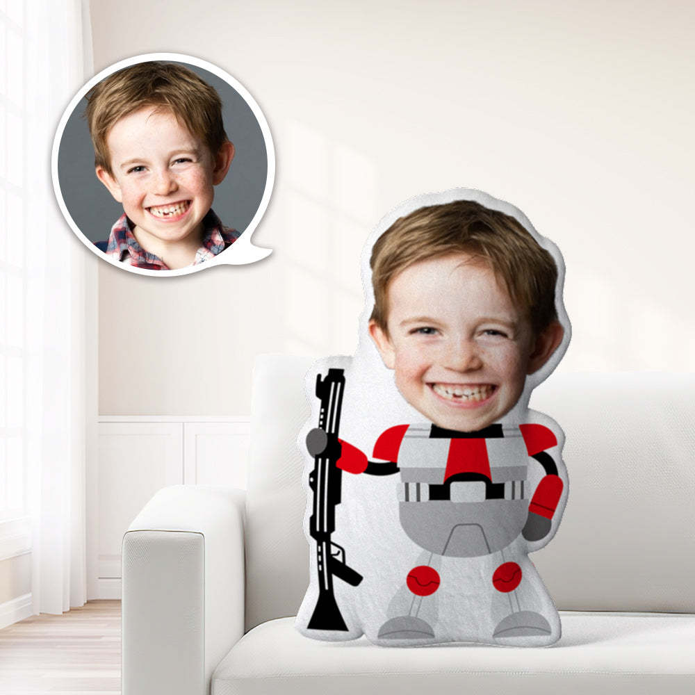 Star Wars Pillow Gifts Custom Face Pillow Personalized First Order Stormtrooper Minime Pillow Gifts - Yourphotoblanket