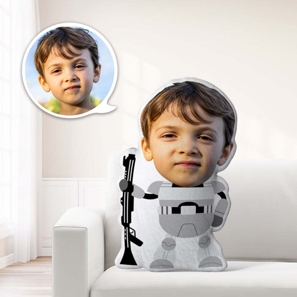 Star Wars Gifts Custom Face Minime Pillow Personalized Imperial Stormtrooper Pillow Gifts - Yourphotoblanket