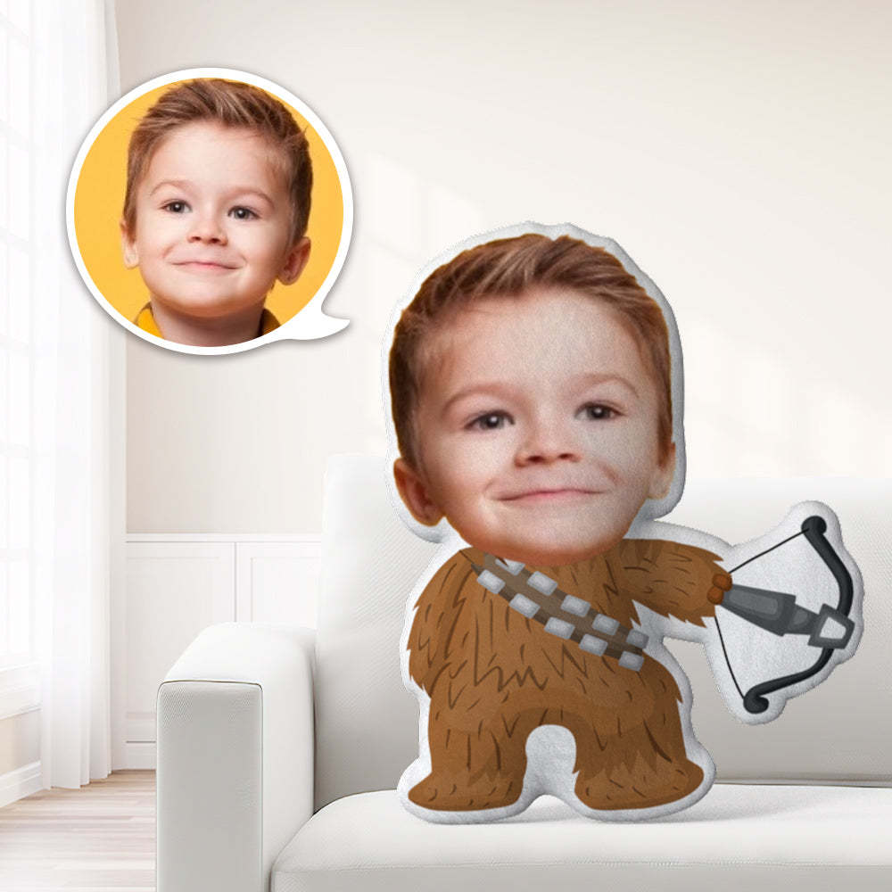 Star Wars Gifts Custom Face Minime Pillow Personalized Chewbacca Pillow Gifts - Yourphotoblanket