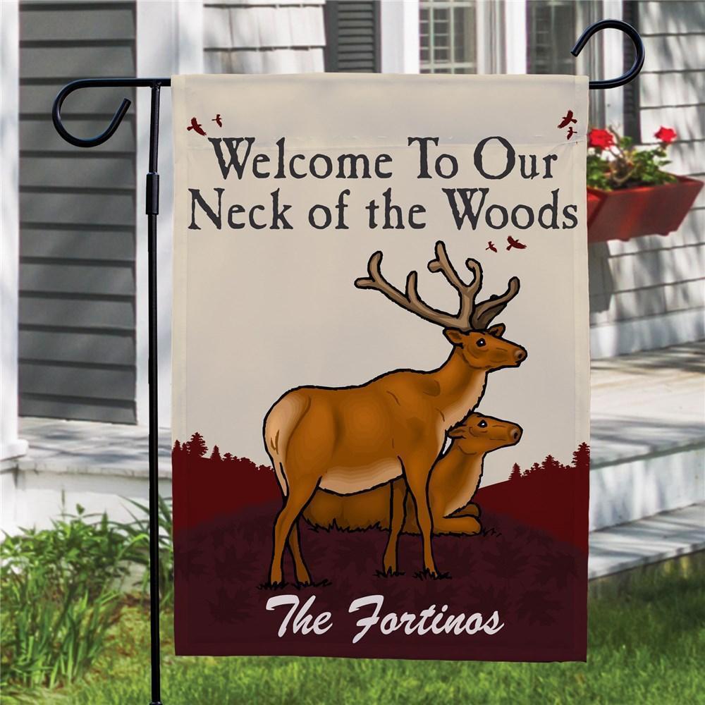 Neck of the Woods Custom Garden Flag Outdoor Decor Seasonal Yard Flags