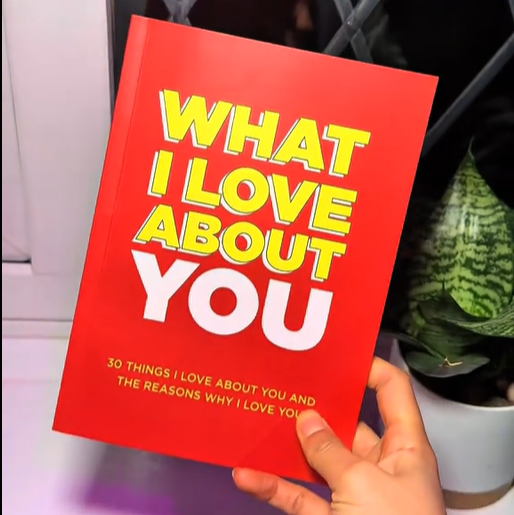 What I Love About You Book: Personalized Fill-in-the-Blank Gift