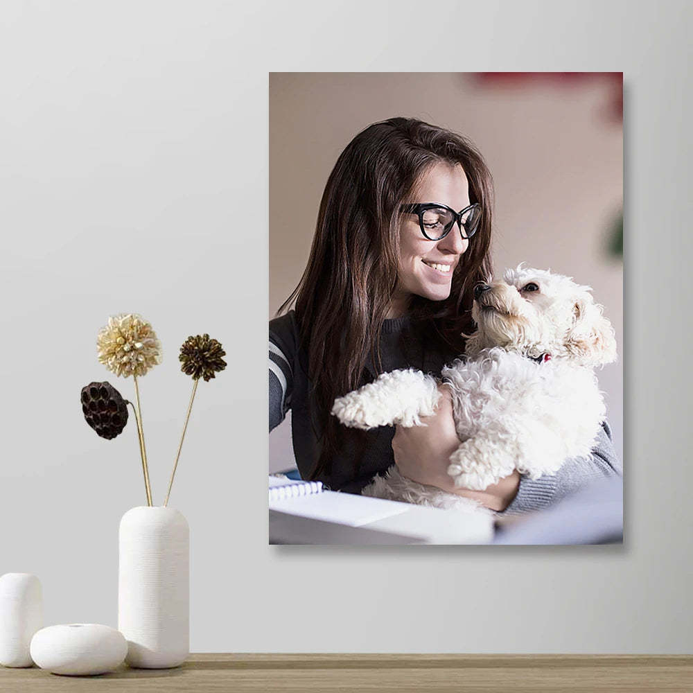 Custom Photo Wall Art Decor Painting Canvas Pet Lover