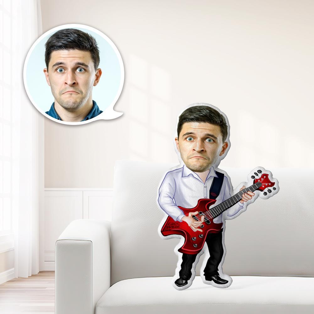 Custom Musician Toys Personalized Photo  Face Dolls My face on Pillows Unique Personalized Throw Pillow A Truly Special Gift